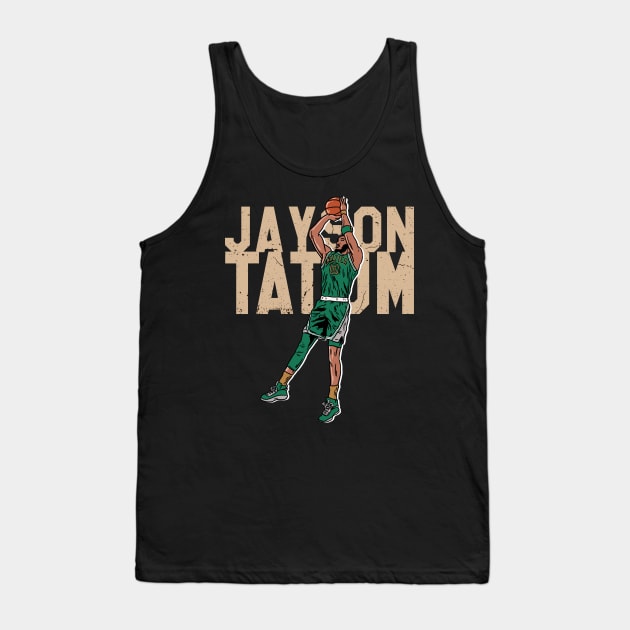 JAYSON TATUM JUMP SHOT Tank Top by Tee Trends